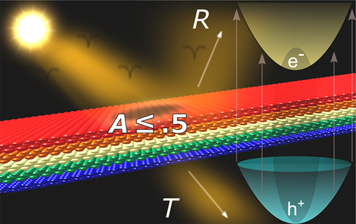 Representative figure for “In Pursuit of 2D Materials for Maximum Optical Response”